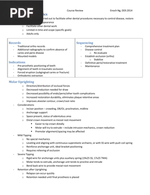 Adjunctive Orthodontics