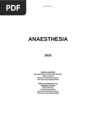 Anaesthesia