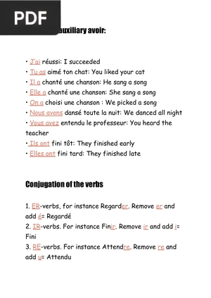 Basic French Exercises - M1