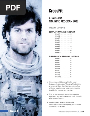 CrossFit Training Program