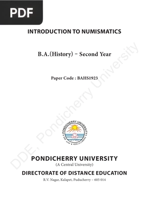 Introduction to Numismatics