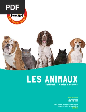 Les animaux - Printable Workbooks for Kid