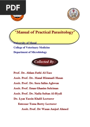 Manual of Practical Parasitology