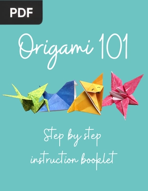Origami 101-Step by step instruction booklet