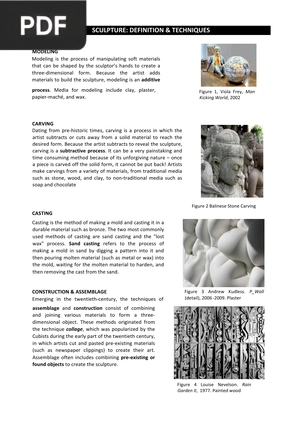Sculpture Definition & Techniques