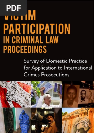 Victim Participationin Criminal Law Proceedings