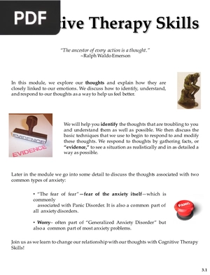 Cognitive Therapy Skills