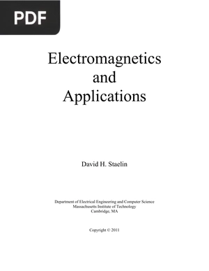 Electromagnetics and Applications