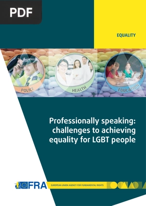 Professionally speaking: Challenges to Achieving Equality for LGBT People