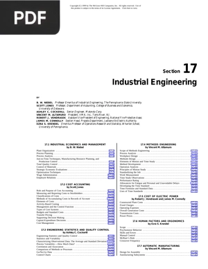 Industrial Engineering