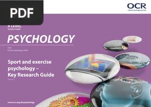 PSYCHOLOGY-Sport and exercise psychology – Key Research Guide