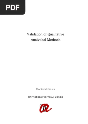Validation of Qualitative - Analytical Methods