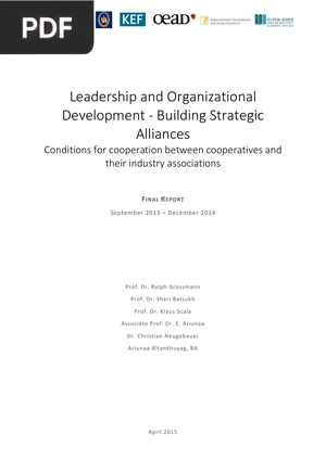 April 2015 Leadership and Organizational Development - Building Strategic Alliances