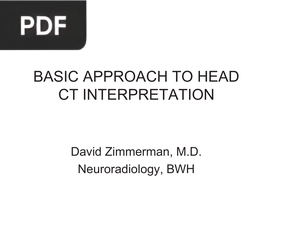 Basic Approach to Head CT Interpretation (Presentation)