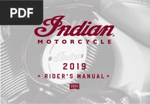 Indian Motorcycle Rider's Manual