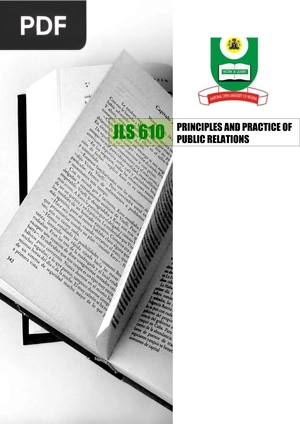 Principles and Practice of Public Relations