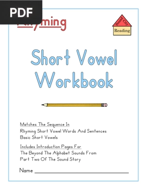 Rhyming Short Vowel Workbook
