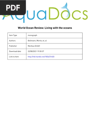 World Ocean Review: Living with the oceans