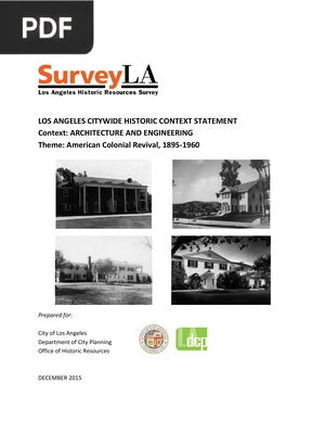 American Colonial Revival, 1895-1960