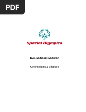 Cycling Coaching Guide. Cycling Rules & Etiquette