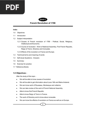 French Revolution of 1789