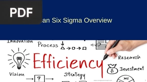Lean Six Sigma Overview (Presentation)