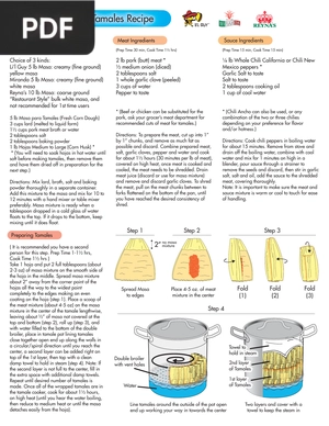 Li’l Guy Foods Pork Tamales Recipe