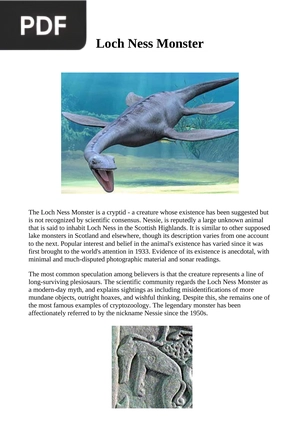 Loch Ness Monster