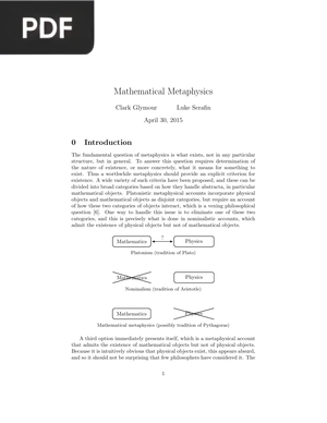 Mathematical Metaphysics