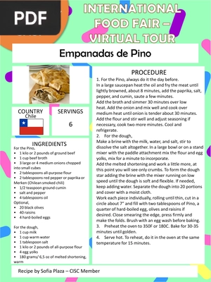 Empanadas de Pino