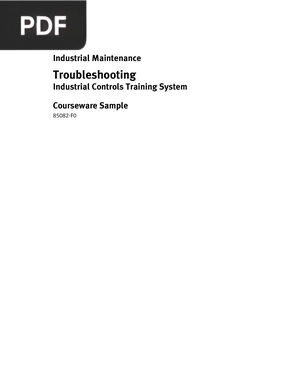 Industrial Maintenance - Trouble shooting Industrial Controls Training System