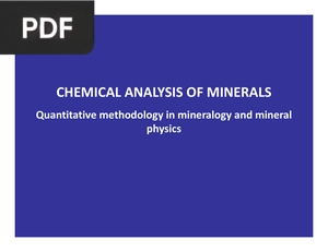 Chemical Analysis of Minerals