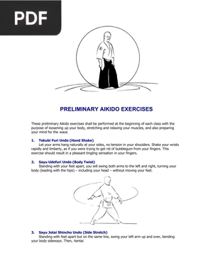Preliminary Aikido Exercises