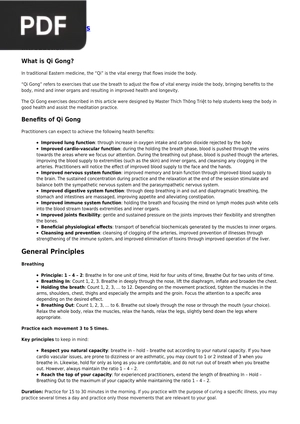 Qi Gong Exercises