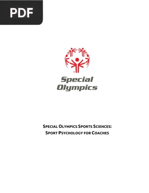 Special Olympics Sports Science -Sport Psychology for Coaches