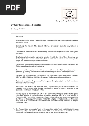 Civil Law Convention on Corruption