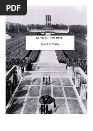 Germany 1919-1939 – A Depth Study