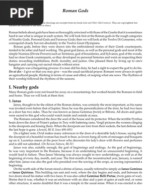 Roman Gods (Article)
