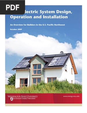 Solar Electric System Design, Operation and Installation