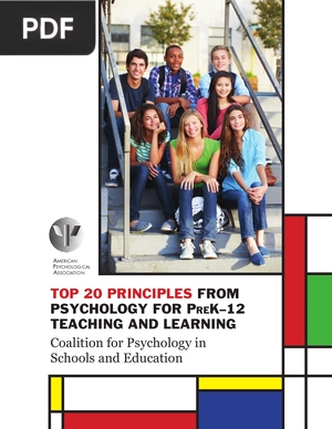 Top 20 Principles from Psychology for Prek-12 Teaching and Learning