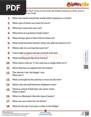 Funny Riddles