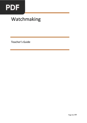 Watchmaking