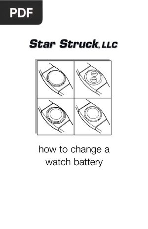 How to change a watch battery