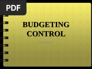 Budgeting Control (Presentation)