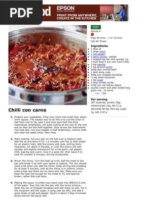 Chilli con Carne