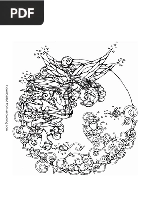 Fairy Coloring Sheet for Adults