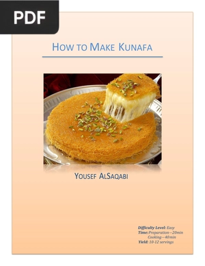 How to Make Kunafa