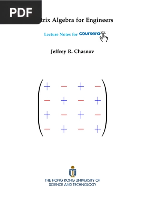 Matrix Algebra for Engineers