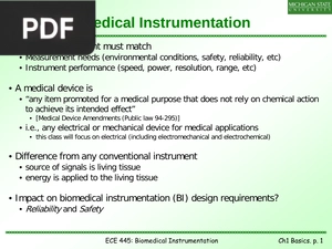 Medical Instrumentation