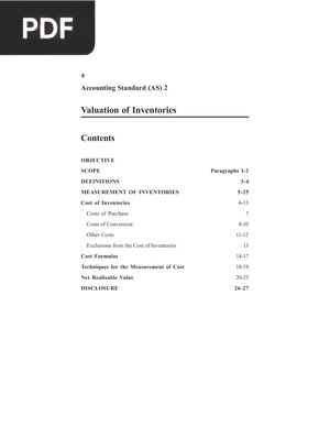 Valuation of Inventories (Article)